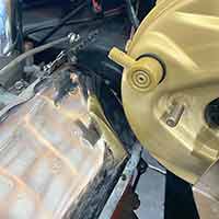 1967 brake booster and original valve cover
