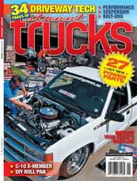 PML Chevolet valve covers in Street Trucks magazine